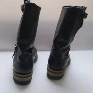 Mason | Shoes | Mason Black Leather Work Bootsz 9eee | Poshmark display picture 1